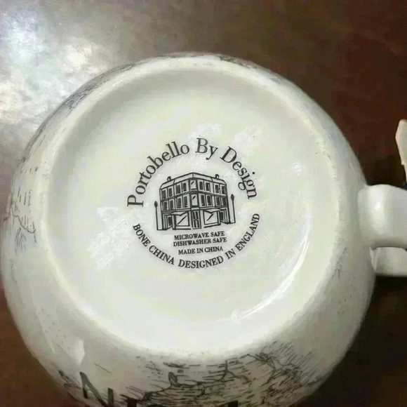 Portobello by Design "Let the Adventure Begin" Oversize CoffeeMug with World Map - Picture 7 of 7